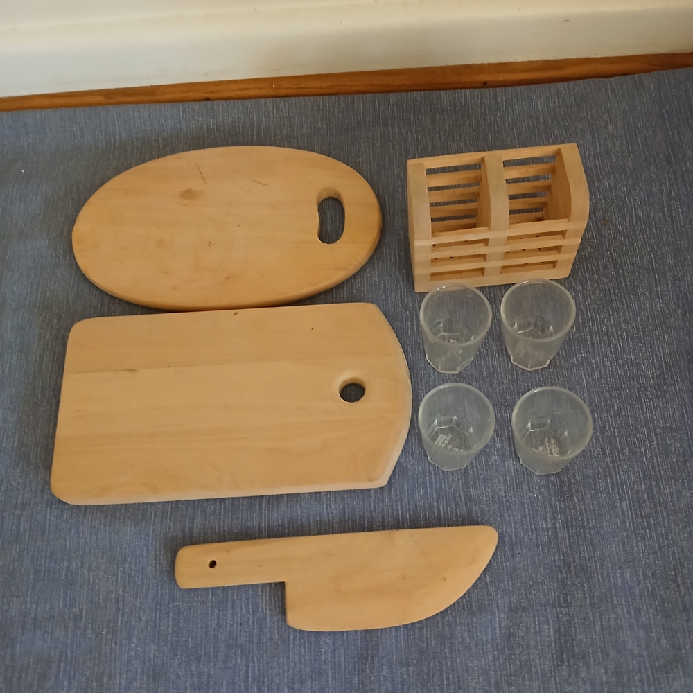 IKEA Wooden Kitchen Play Set with Accessories